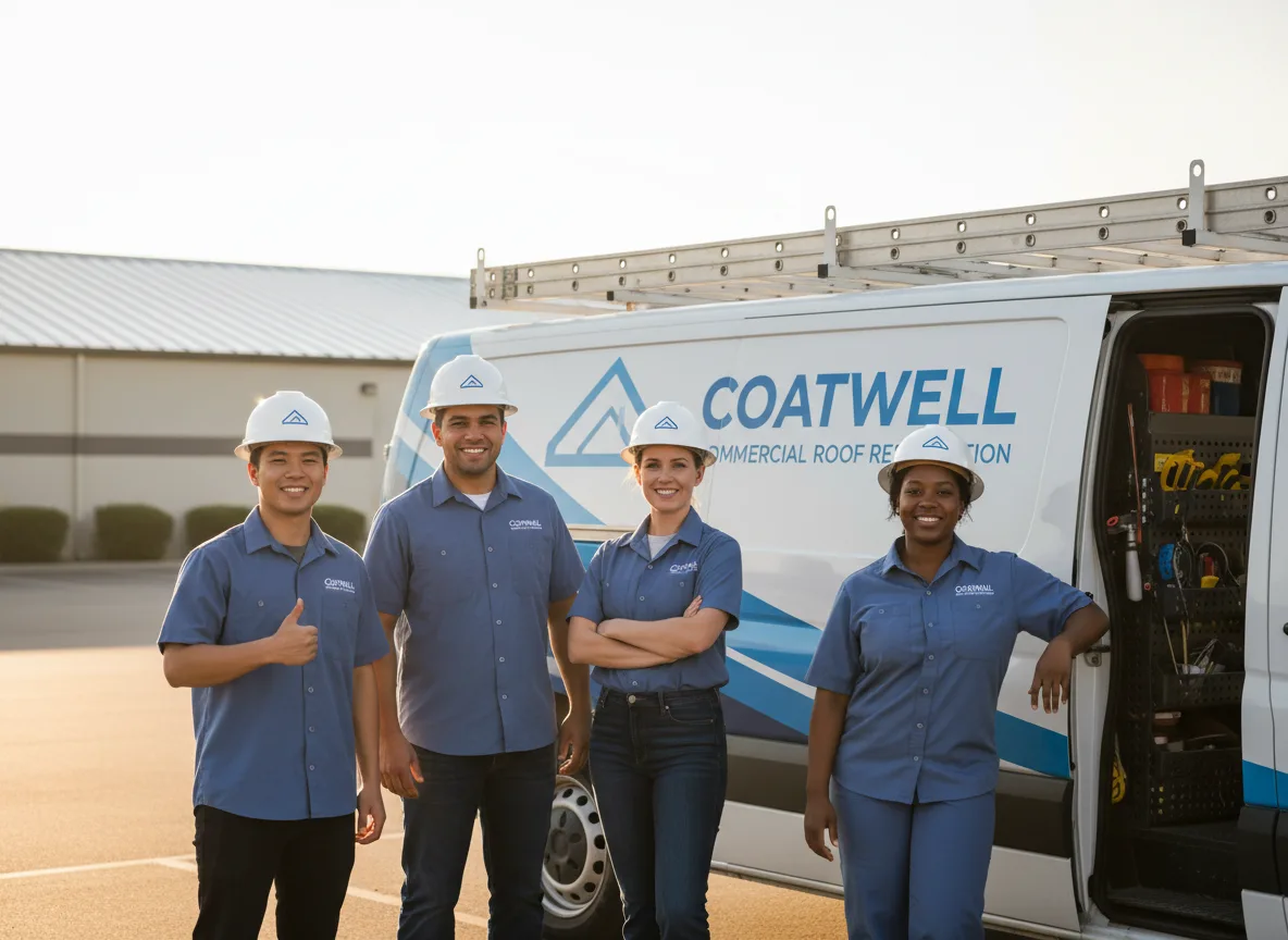 Commercial roof coating company in Carter Lake, IA